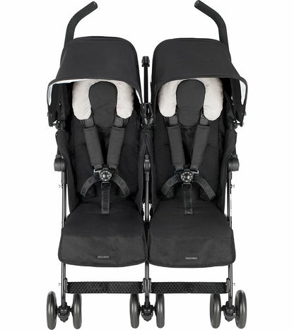 Maclaren Open Box Twin Techno Double Stroller - Black - WSE13012-OB