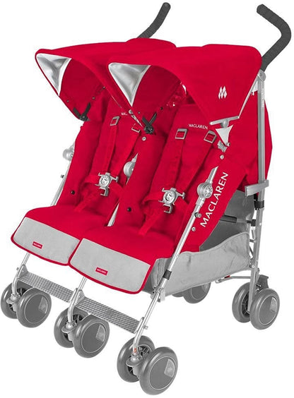 Maclaren Open Box Twin Techno Double Stroller - Cardinal - WSE13021-OB