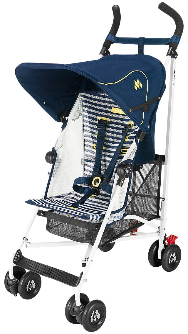 Maclaren Open Box Volo Stroller - White Nautical Stripe - DSE01012-OB