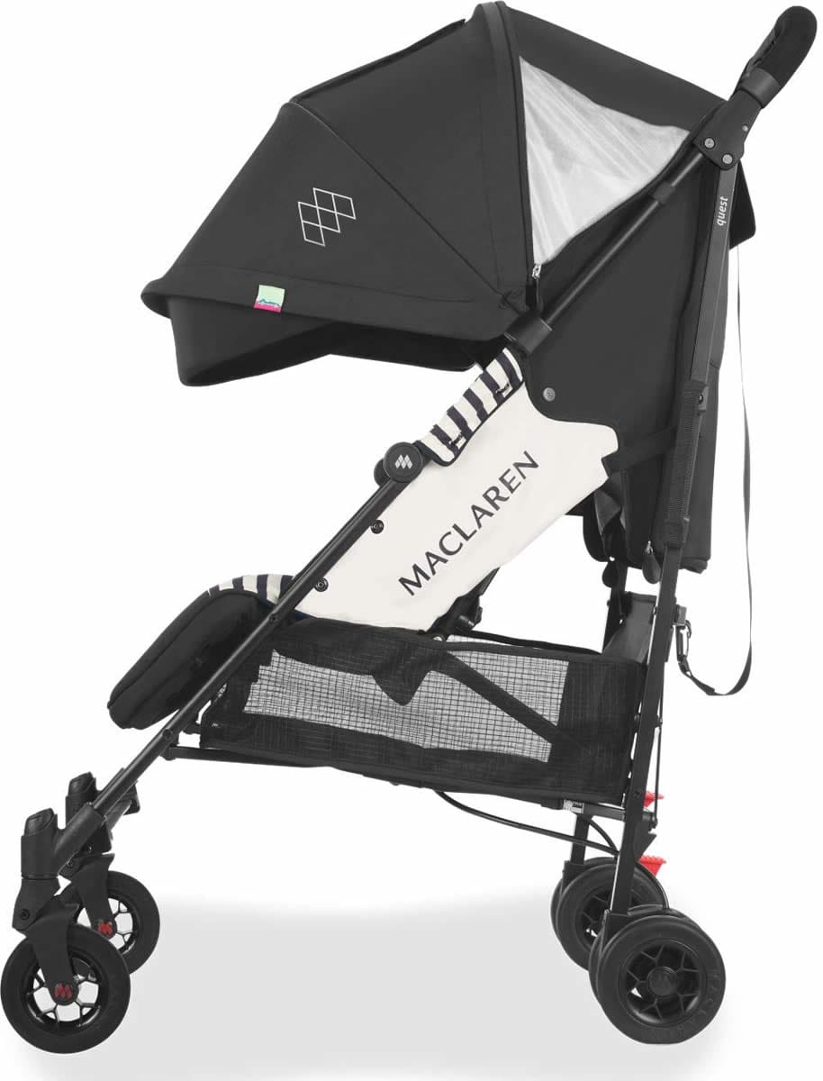 Maclaren Quest Arc Stroller - Railroad Stripe