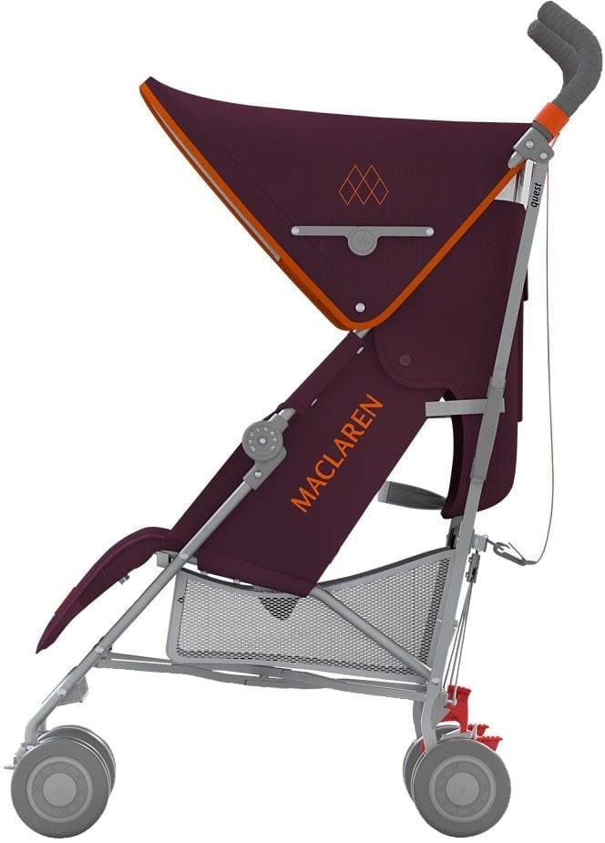 Maclaren 2016/2017 Quest Stroller - Plum/Marmalade
