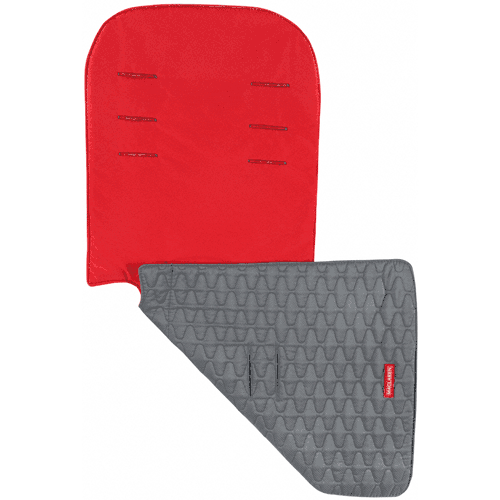 Maclaren Reversible Seat Liner Eco Recycled Polyester in Red & Gray - ATR11093
