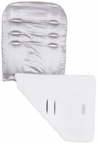 Maclaren Reversible Seat Liner Metallic Silver White - AOX11313