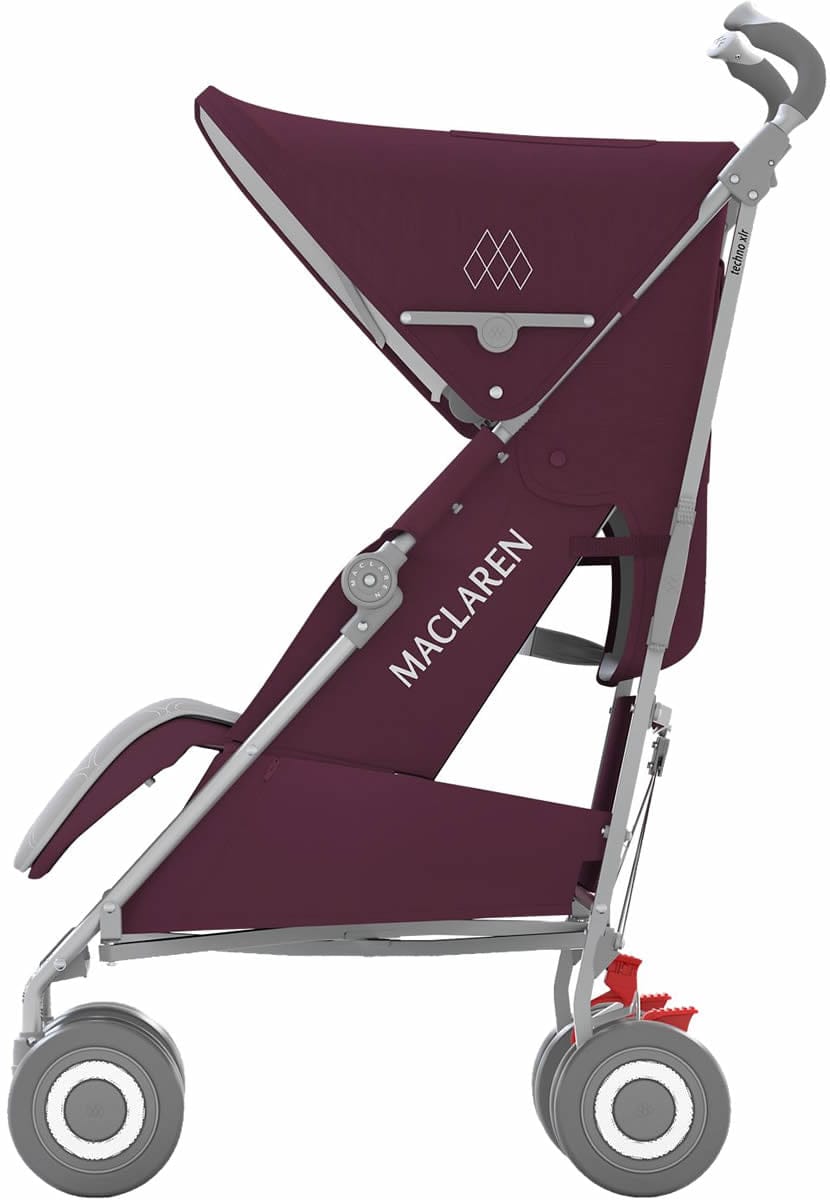 Maclaren 2016/2017 Techno XLR Stroller - Plum/Silver