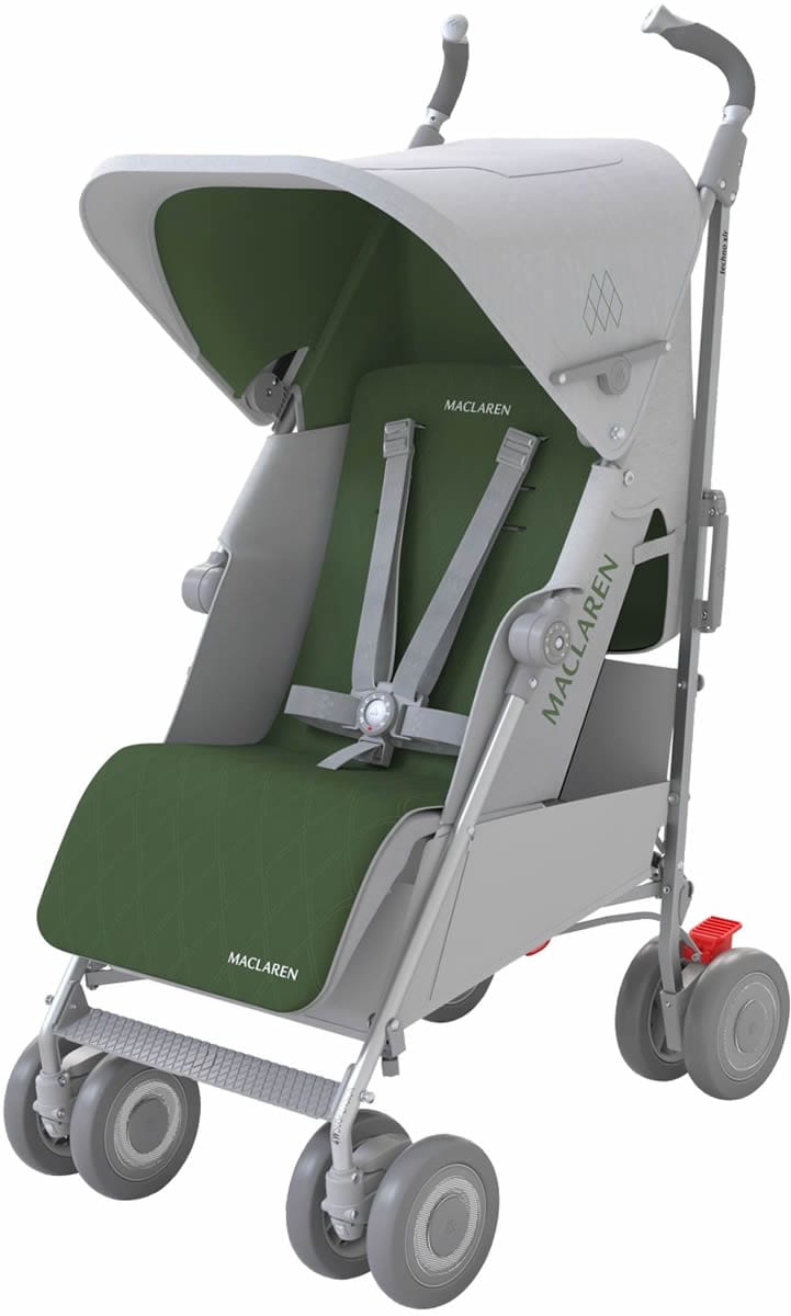Maclaren 2016/2017 Techno XLR Stroller - Silver/Highland Green - WM1Y150152
