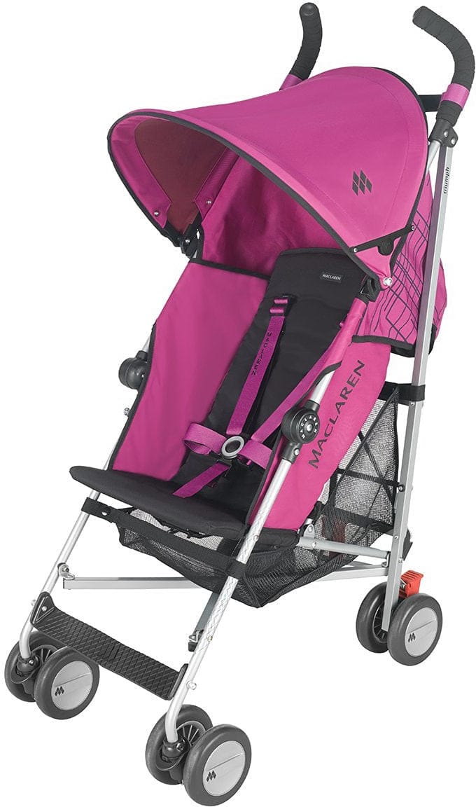 Maclaren Triumph Umbrella Stroller - Festival Fuchsia / Black