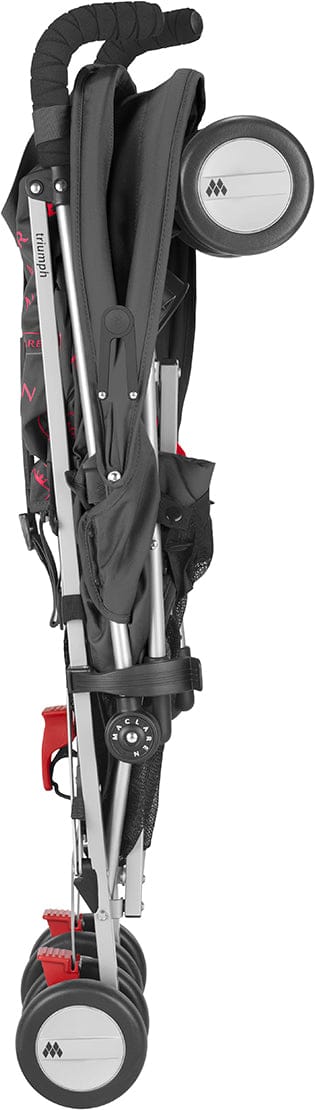 Maclaren Triumph Umbrella Stroller - Charcoal/Scarlet - WSE03032
