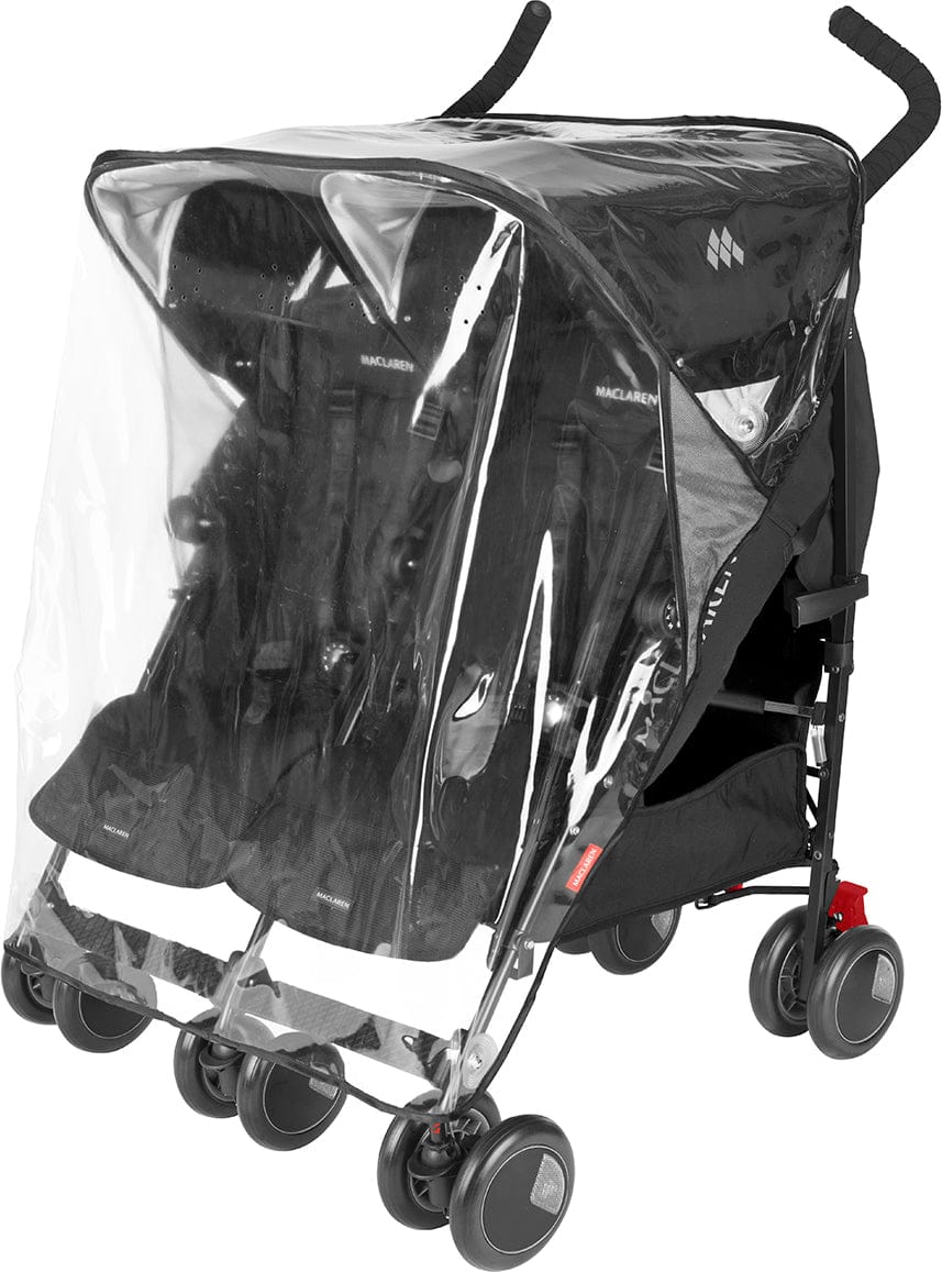 Maclaren Twin Techno Double Stroller - Black - WSE13011