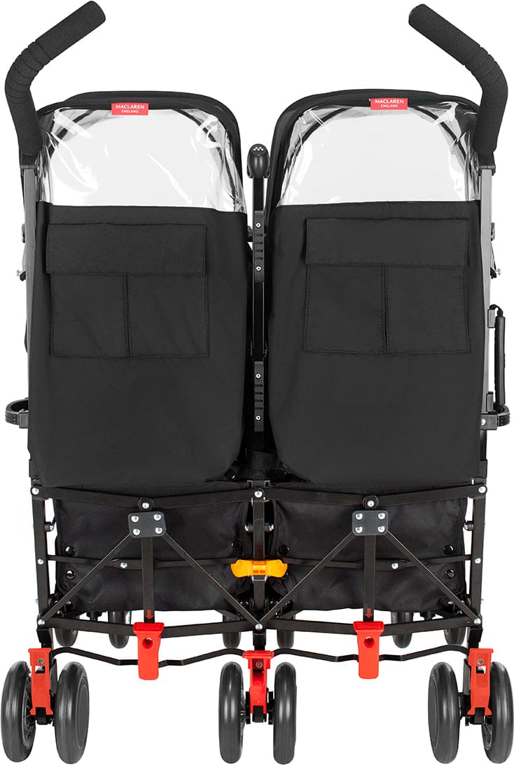 Maclaren Twin Techno Double Stroller - Black - WSE13011