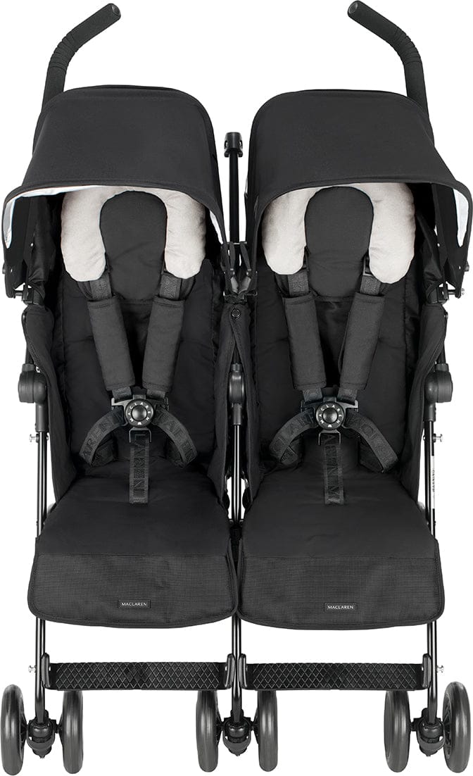 Maclaren Twin Techno Double Stroller - Black - WSE13011