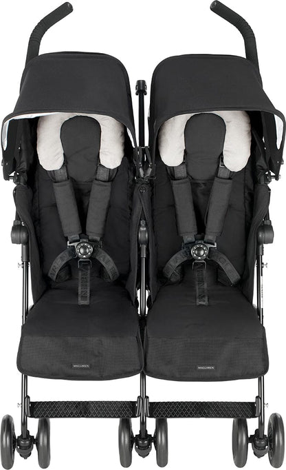 Maclaren Twin Techno Double Stroller - Black - WSE13011