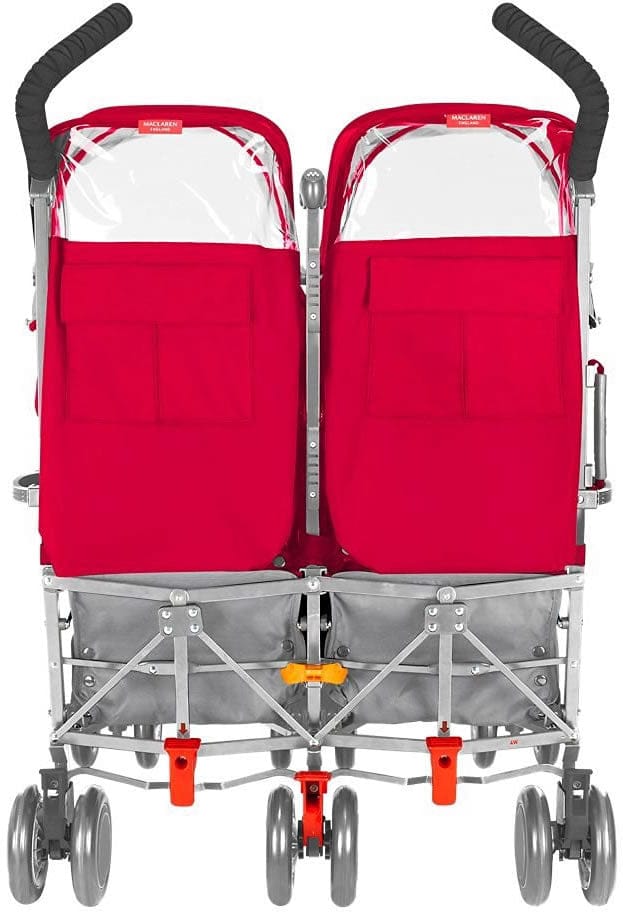 Maclaren Twin Techno Double Stroller - Cardinal - WSE13021