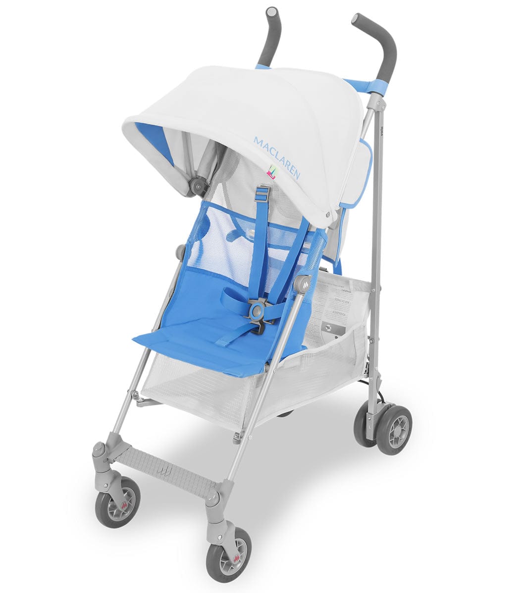 Maclaren Volo Umbrella Stroller - Silver/Marina - WD1G010682