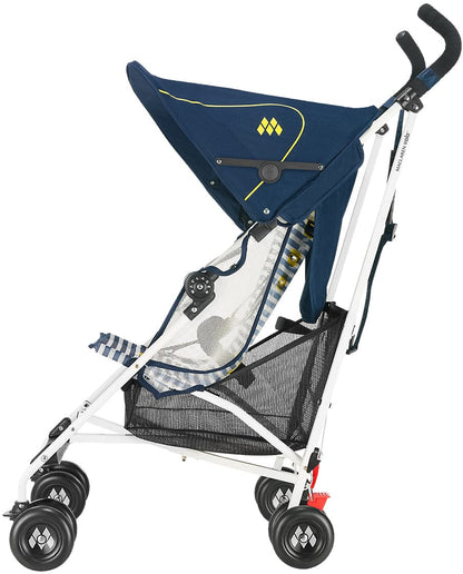 Maclaren Volo Umbrella Stroller - White Nautical Stripe - DSE01012