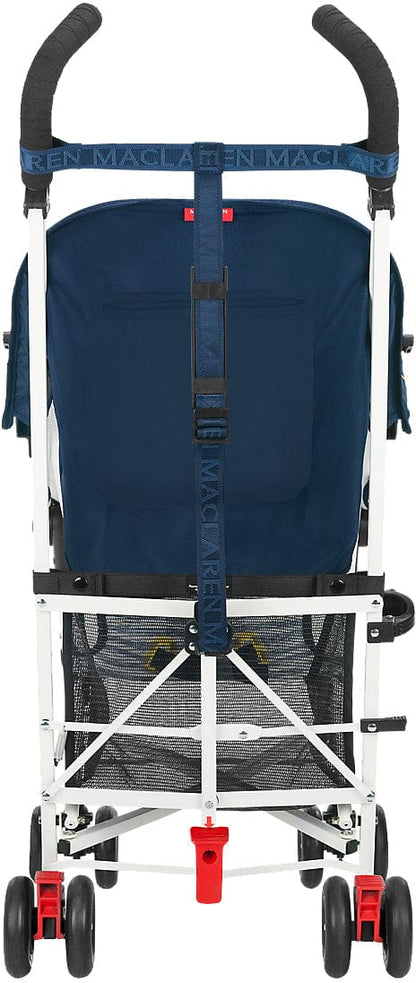 Maclaren Volo Umbrella Stroller - White Nautical Stripe - DSE01012