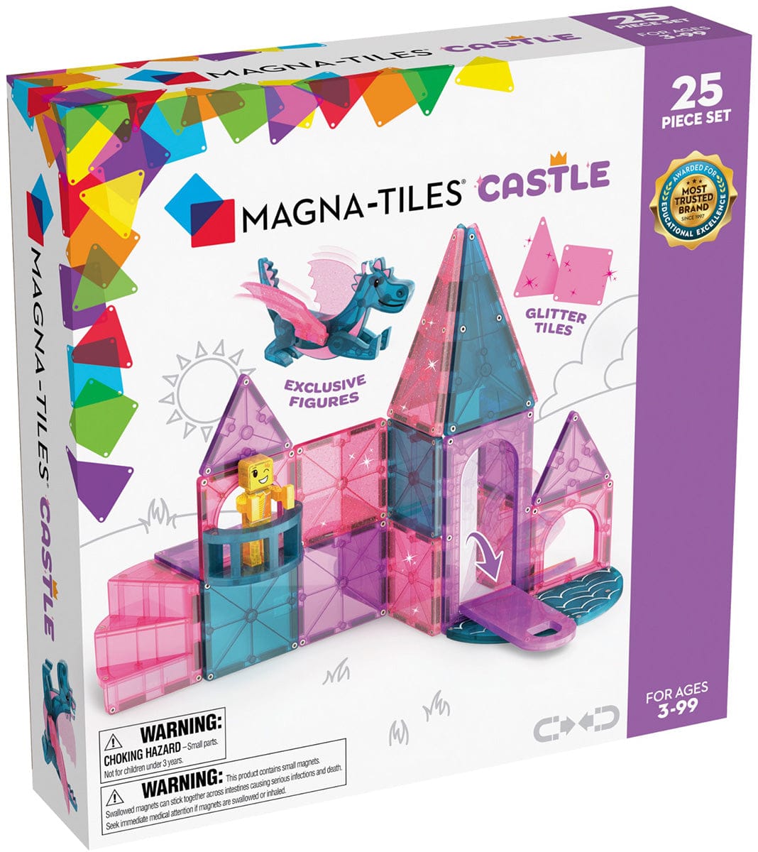 Magna-Tiles Castle, 25-Piece Set - 242025CA