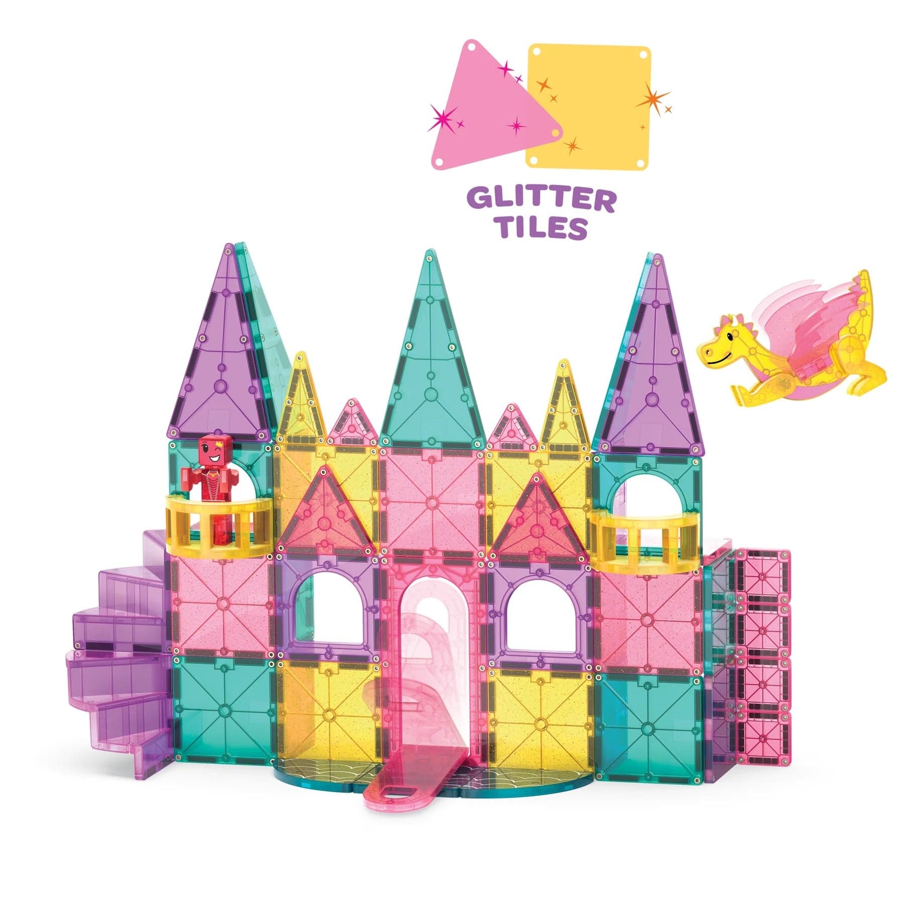 Magna-Tiles Castle Deluxe, 48 Piece Set - 242048CA