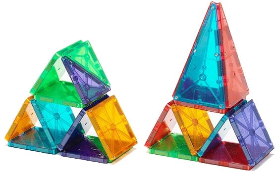 Magna-Tiles Clear Colors, 32 Piece Set - 2132