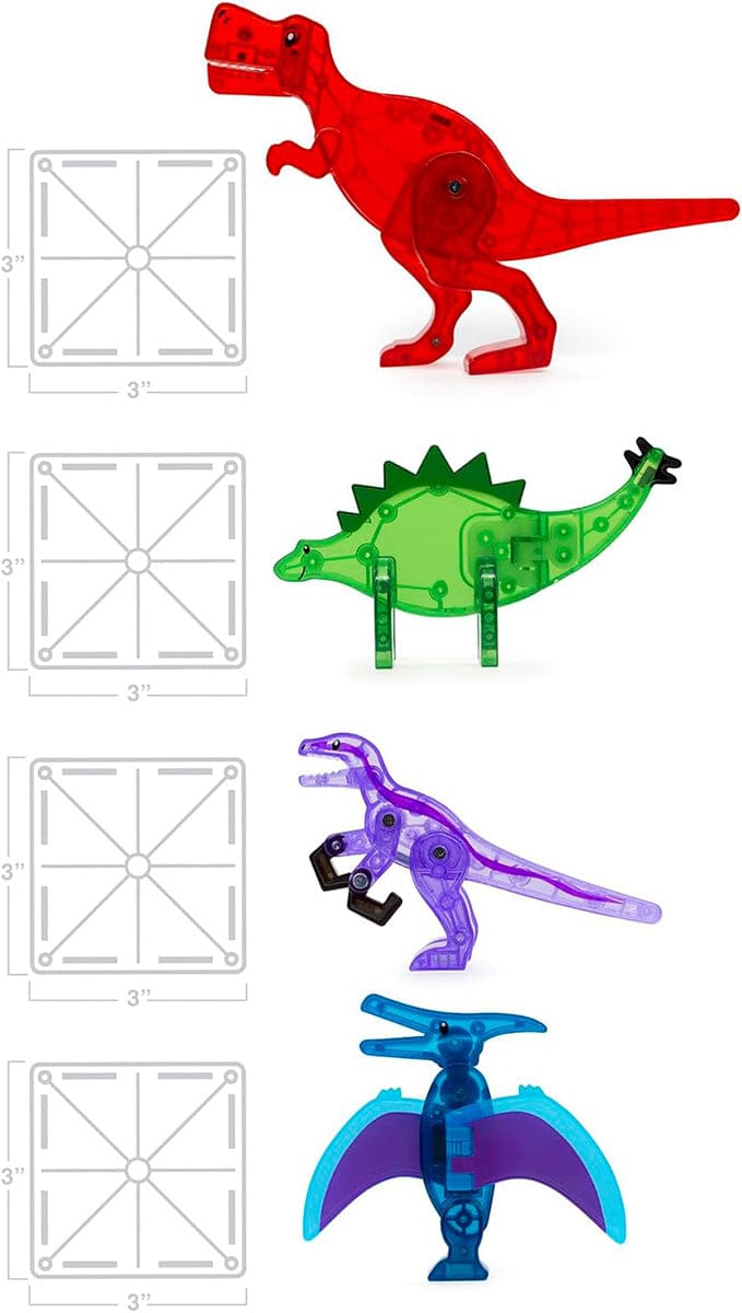Magna-Tiles Dino World, 40-Piece Set - 22840