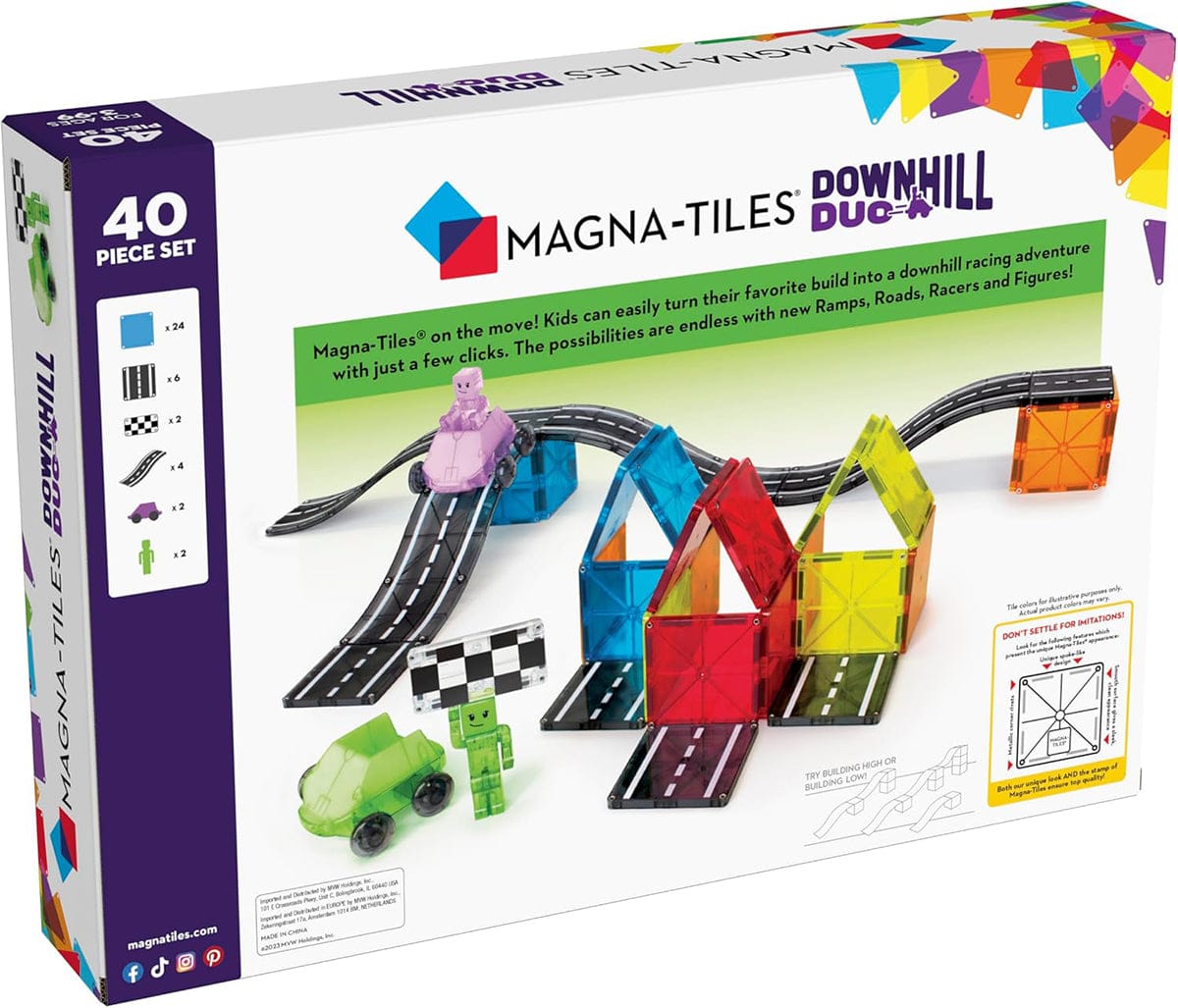 Magna-Tiles Downhill Duo, 40-Piece Set - 23840