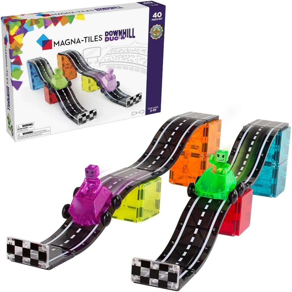 Magna-Tiles Downhill Duo, 40-Piece Set - 23840