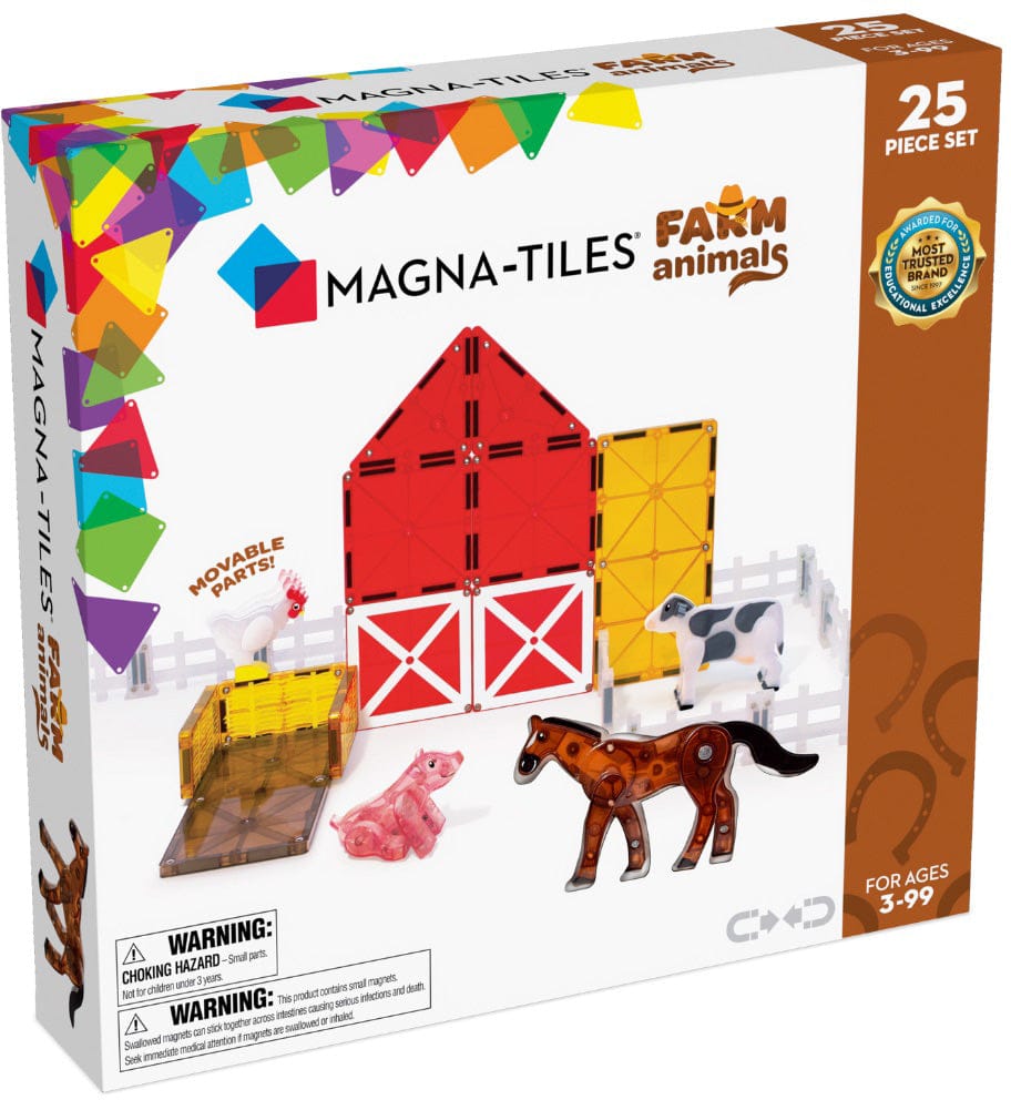 Magna-Tiles Farm Animals, 25-Piece Set - 22125