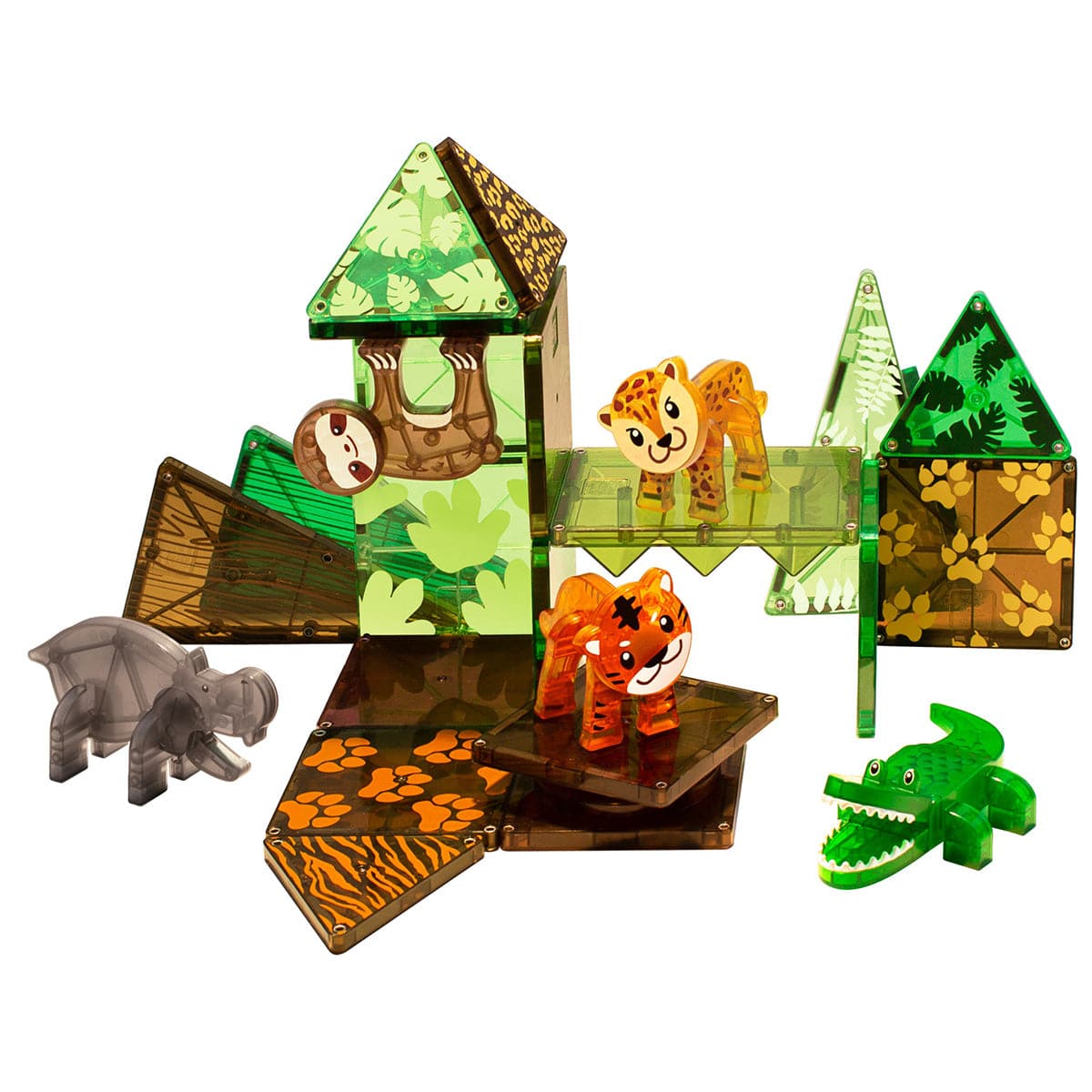 Magna-Tiles Jungle Animals, 25-Piece Set - 21225