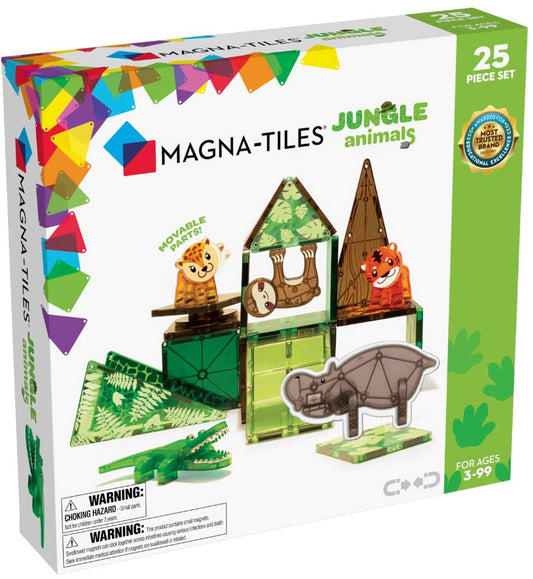 Magna-Tiles Jungle Animals, 25-Piece Set - 21225