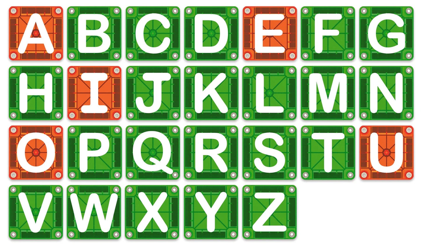 Magna-Tiles Learn Letters 48-Piece Set - 850025176637