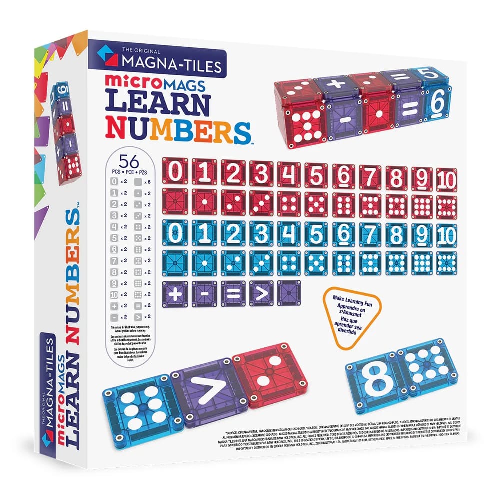Magna-Tiles Learn Numbers 48-Piece Set - 850025176620