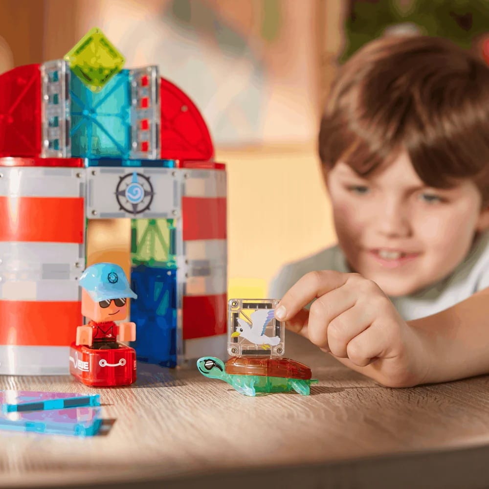 Magna-Tiles Lighthouse Rescue 26-Piece Set - 850025176828