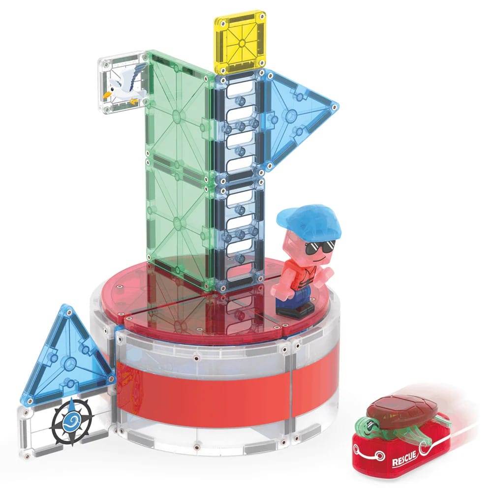 Magna-Tiles Lighthouse Rescue 26-Piece Set - 850025176828