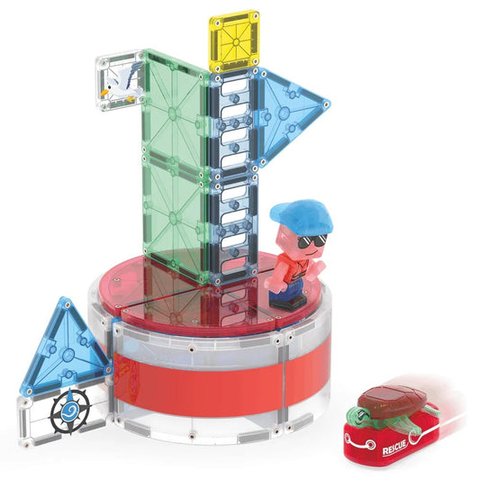 Magna-Tiles Lighthouse Rescue 26-Piece Set - 850025176828