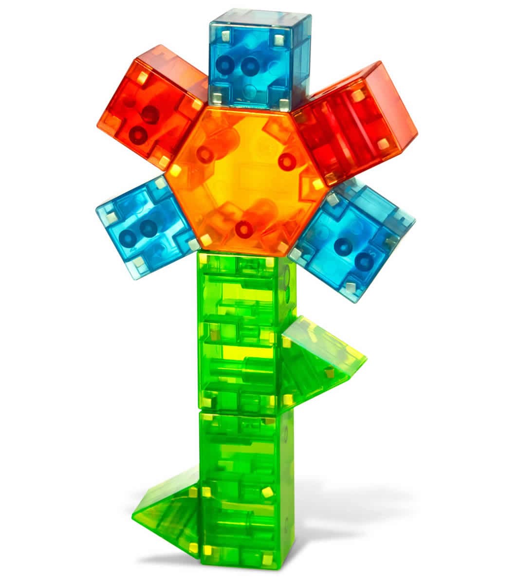 Magna-Tiles Magna-Qubix 19-Piece Set - 18019