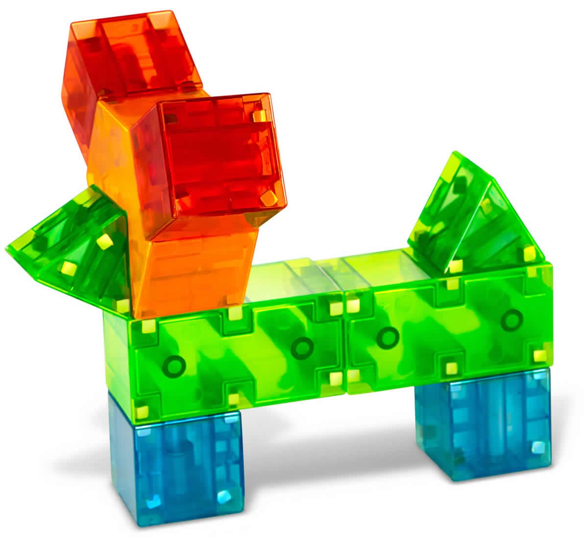 Magna-Tiles Magna-Qubix 19-Piece Set - 18019