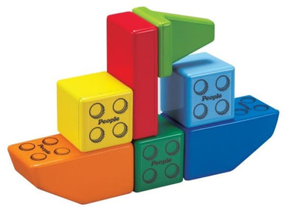Magna-Tiles People Blocks, Solid Colors - 31 Piece Set - 15631