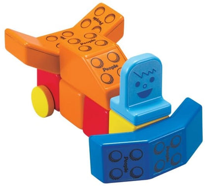 Magna-Tiles People Blocks, Solid Colors - 31 Piece Set - 15631