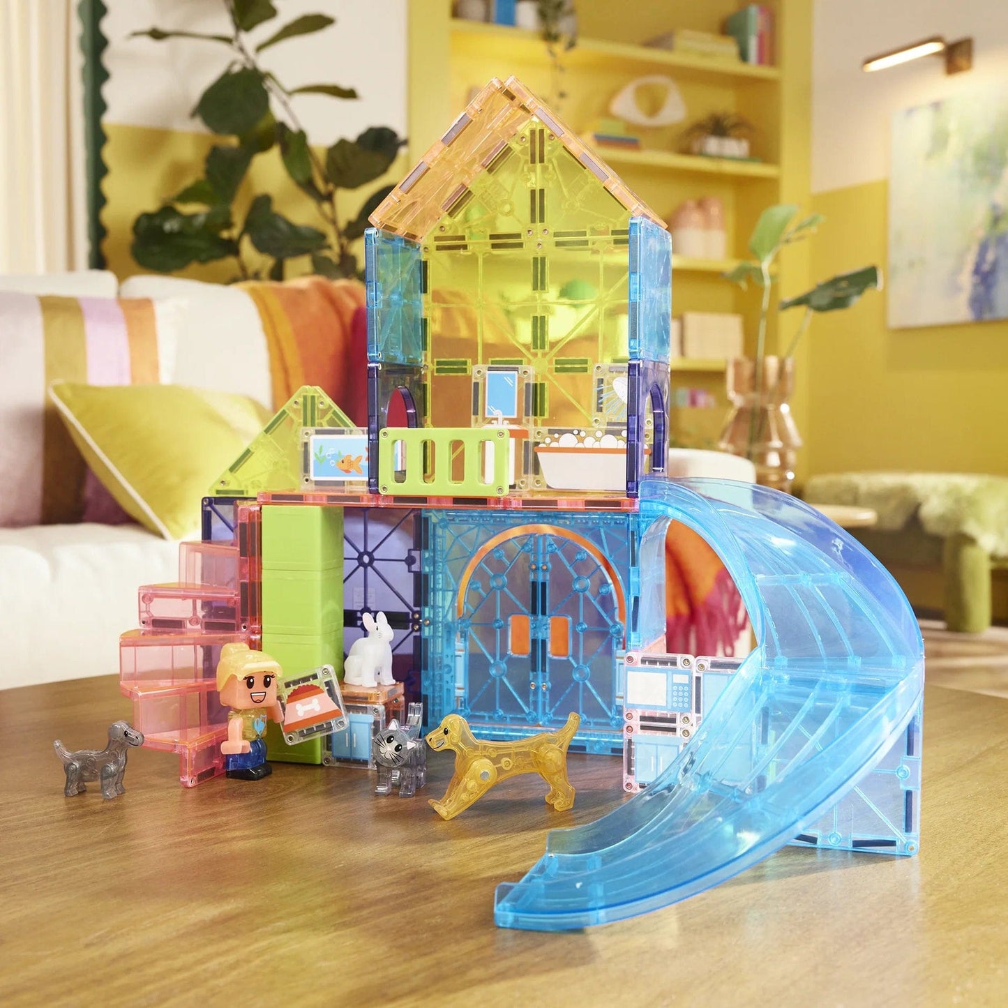 Magna-Tiles Pet Playhouse, 50 Piece Set - 252050PP