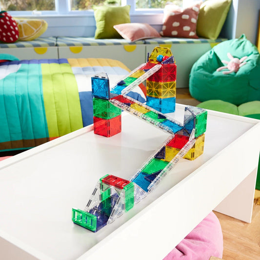 Magna-Tiles Rail Racers Deluxe, 90 Piece Set - 251090RR