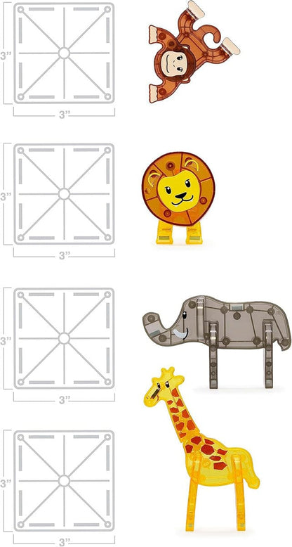 Magna-Tiles Safari Animals, 25-Piece Set - 20925