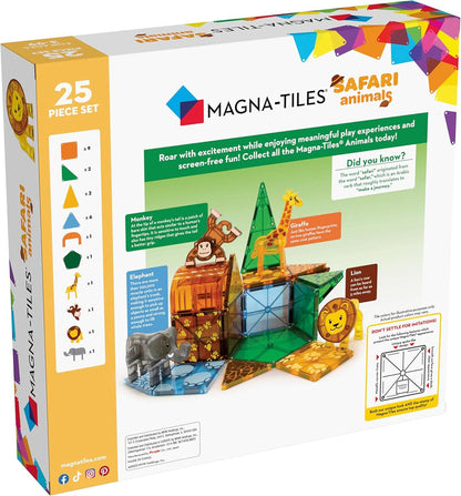 Magna-Tiles Safari Animals, 25-Piece Set - 20925