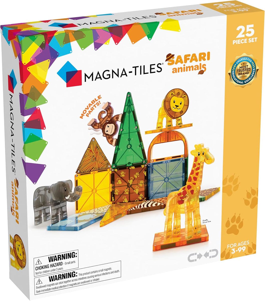 Magna-Tiles Safari Animals, 25-Piece Set - 20925
