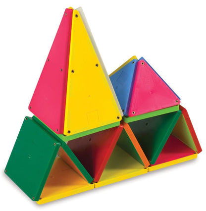Magna-Tiles Solid Colors, 100 Piece Set - 02300-MT