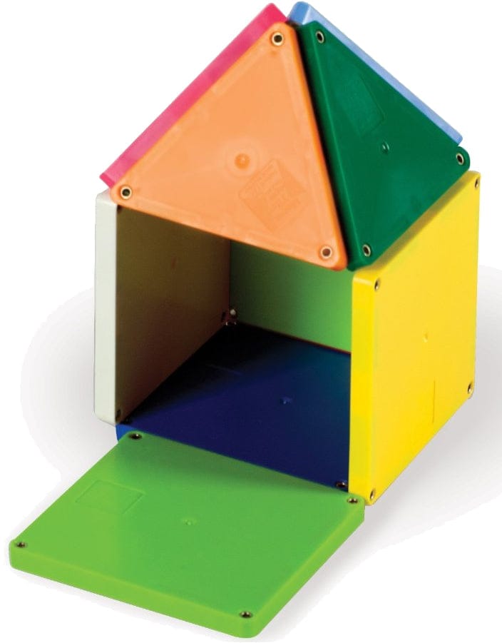 Magna-Tiles Solid Colors, 100 Piece Set - 02300-MT