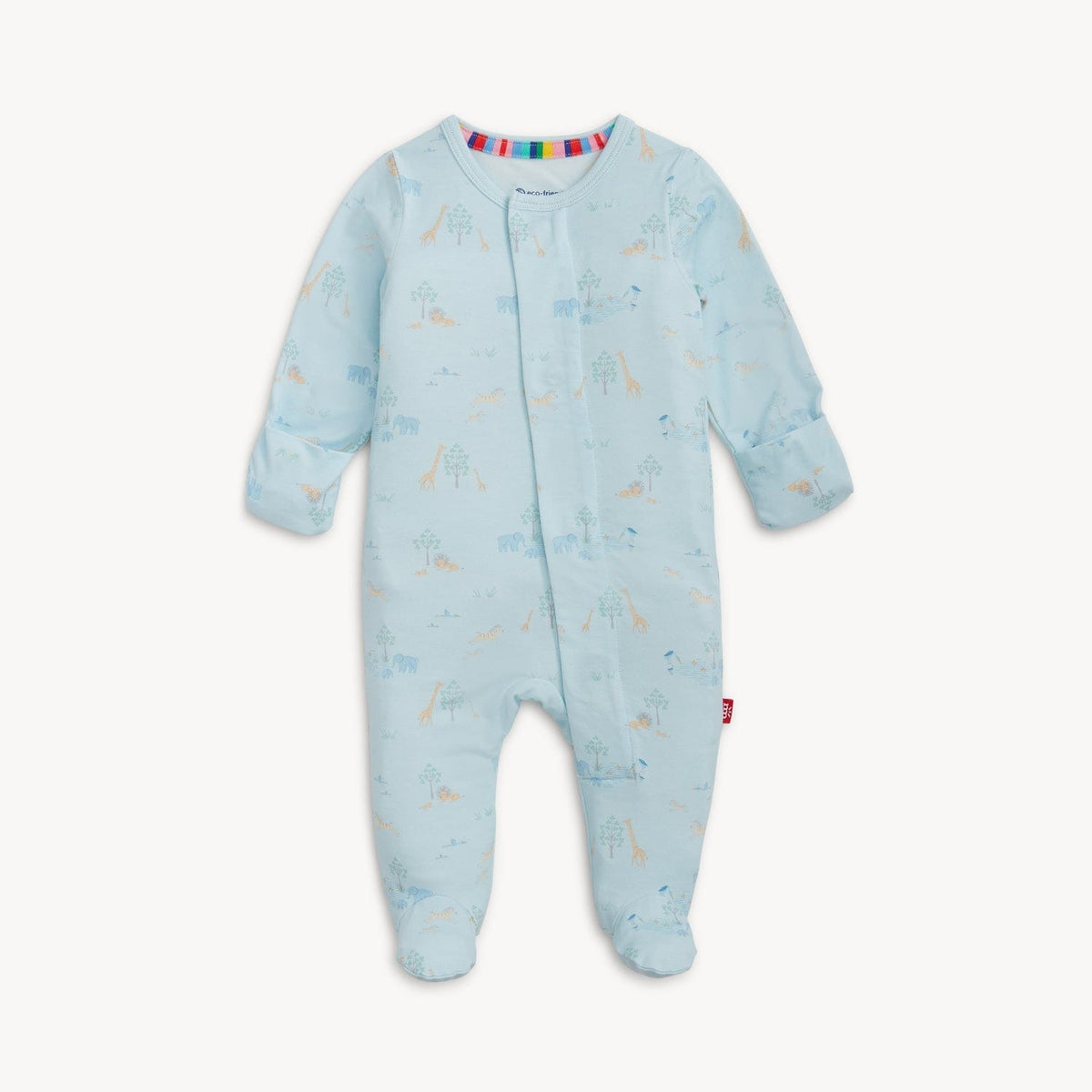 Magnetic Me Modal Footie - Serene Safari Blue, NB