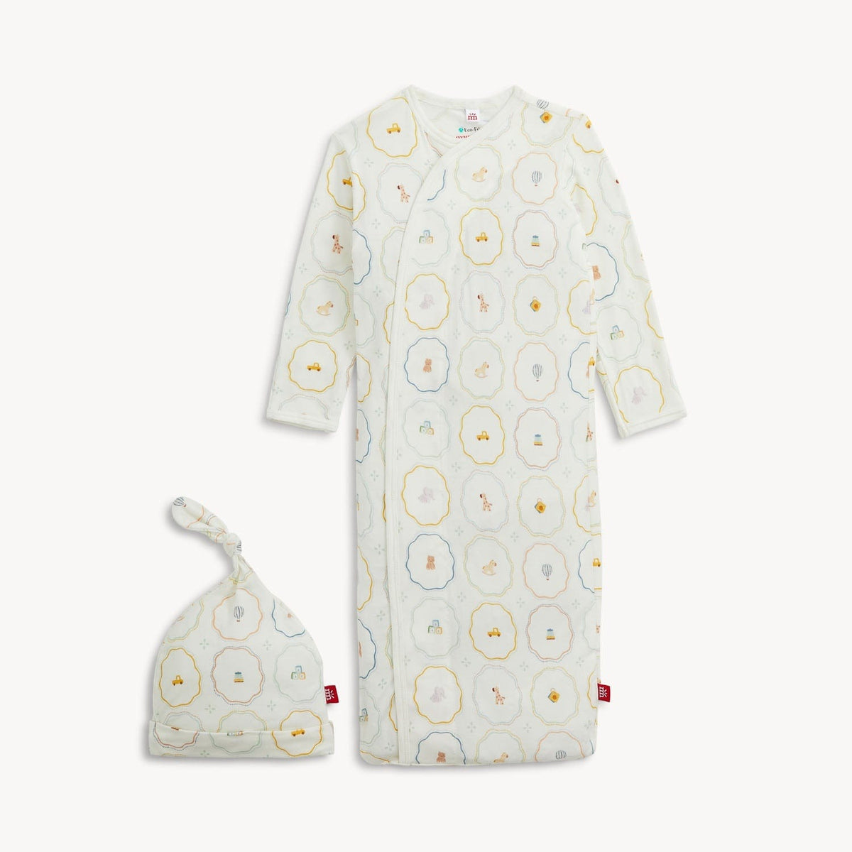 Magnetic Me Modal Gown & Hat Set - Nursery Magic, NB-3M