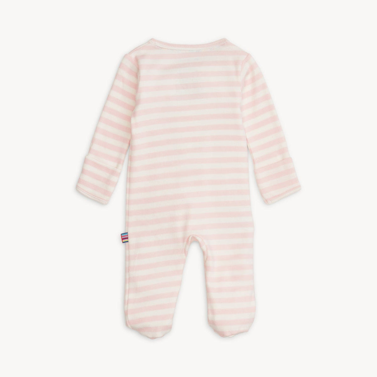 Magnetic Me Organic Cotton Magnetic Footie - Pink Stripe, 6-9M - Image 5