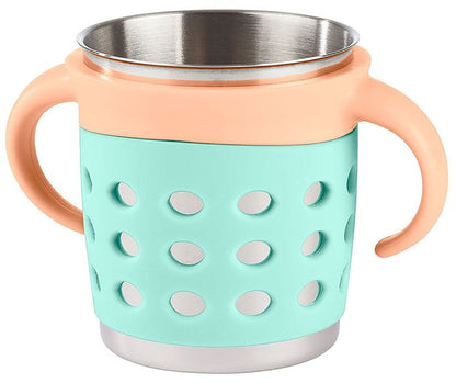 Make My Day Adjustable Sippy Cup - Mint/Orange - BP402