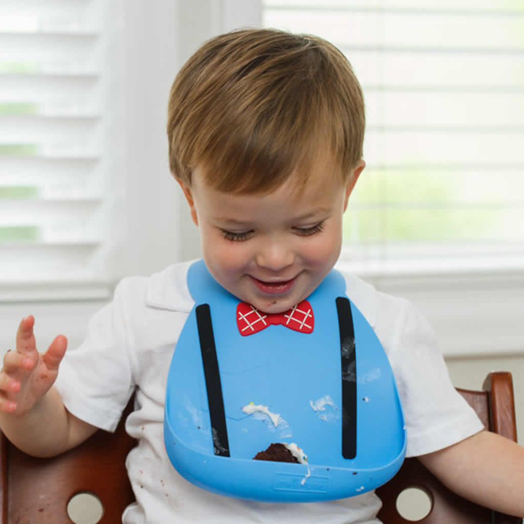 Make My Day Baby Bib - Little Genius, Blue - BB101