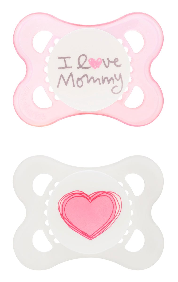 MAM Baby Mommy 0-6M Pacifier, 2pk - Girl - 1294-012-0-1